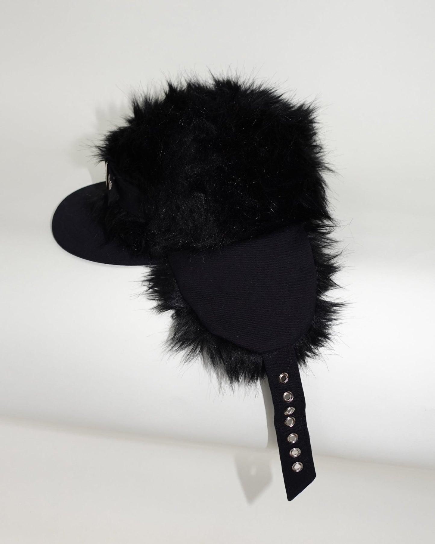 Faux Fur Snapback, Black - Sourtai - Snapback
