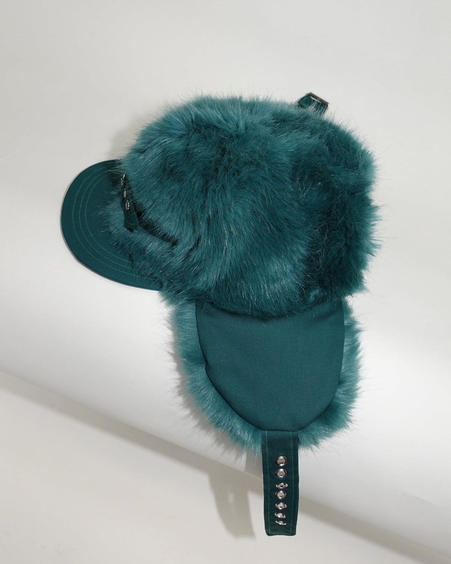 Faux Fur Snapback, Green - Sourtai - Snapback