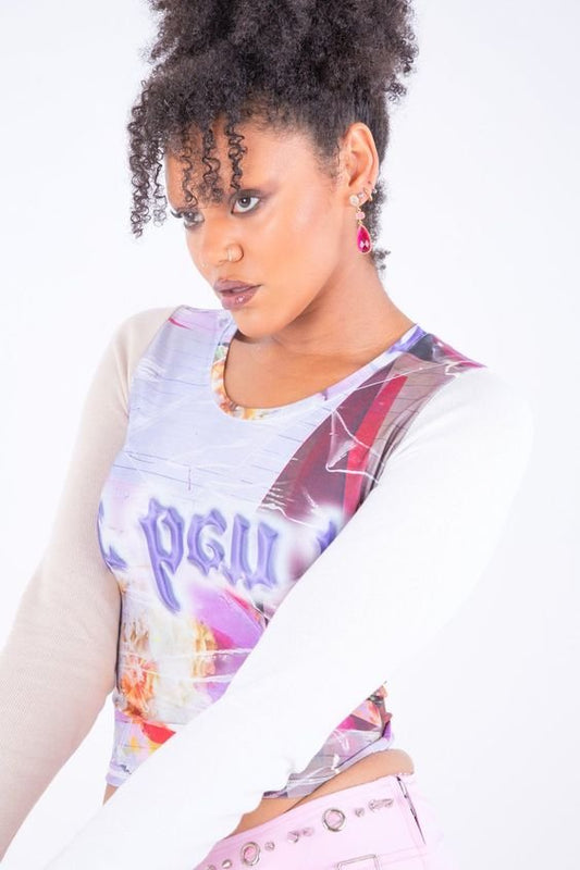 pad kra pow top, multi colour - Sourtai -