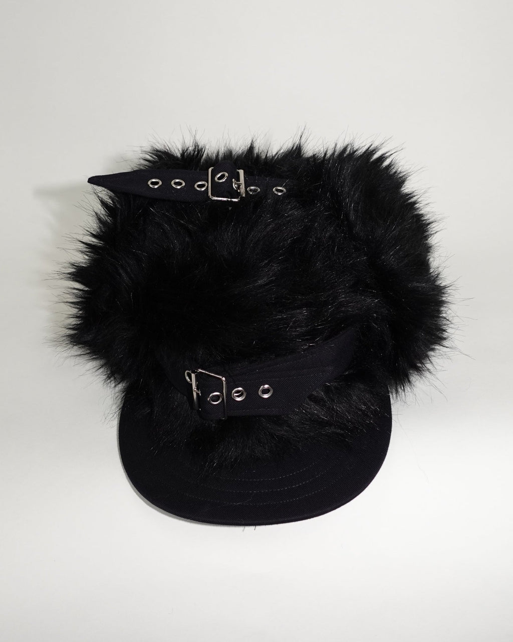 Faux Fur Snapback, Black - Sourtai - Snapback