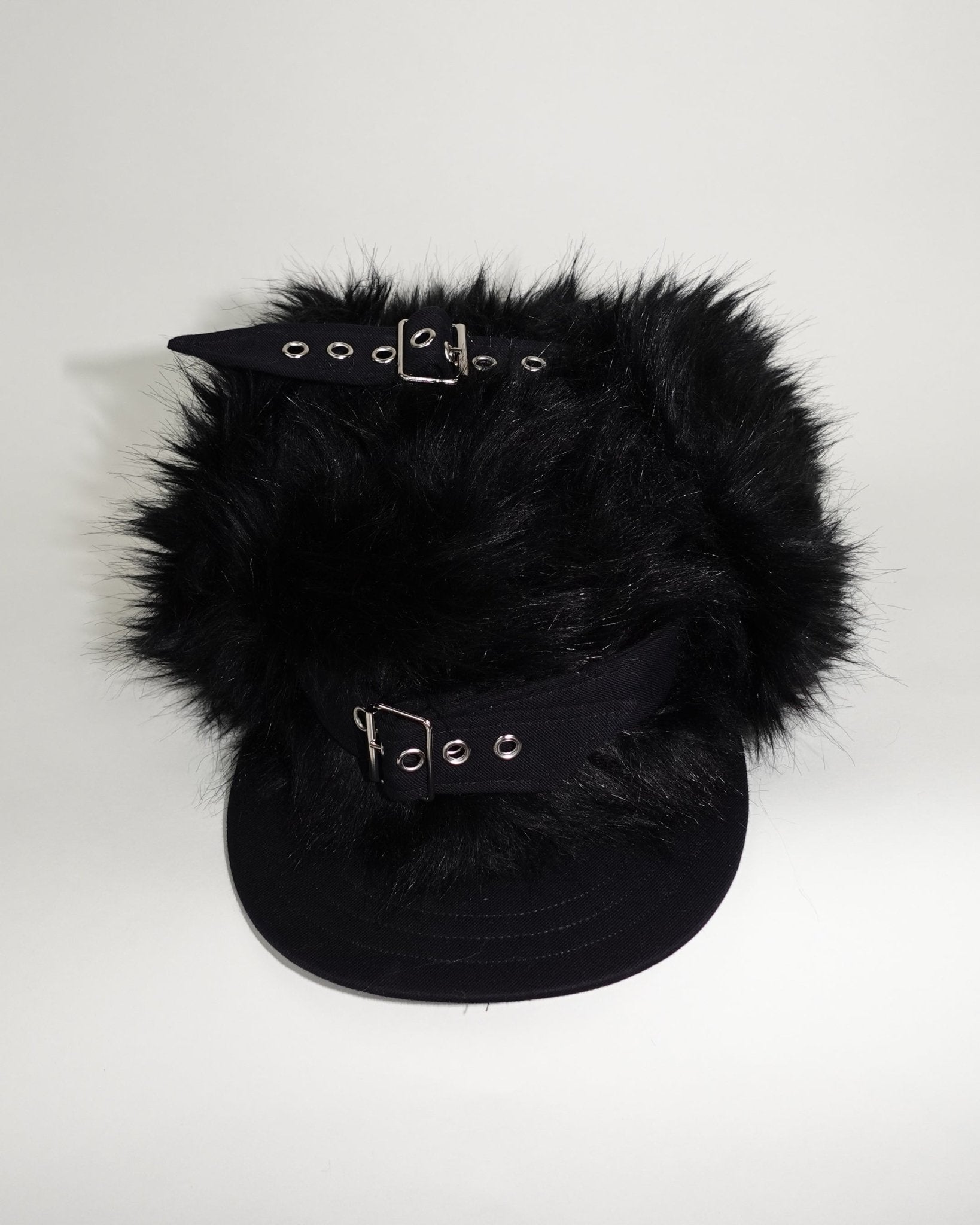 Faux Fur Snapback, Black - Sourtai - Snapback