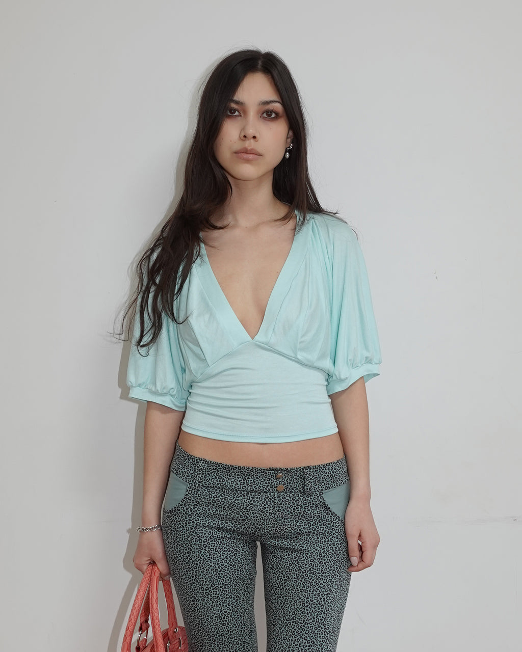 juliette top, aquamarine