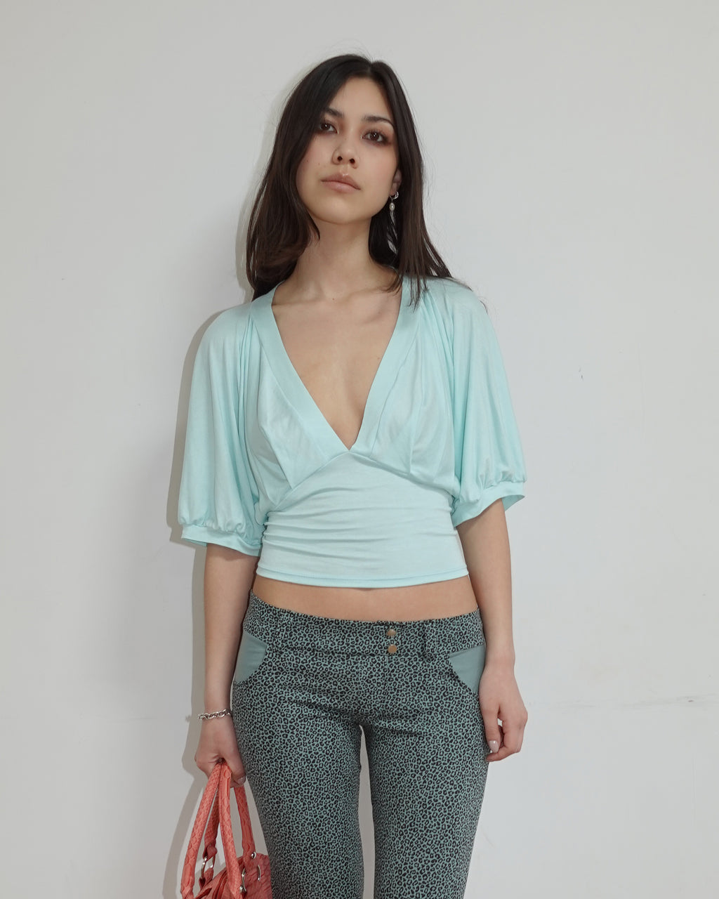 juliette top, aquamarine