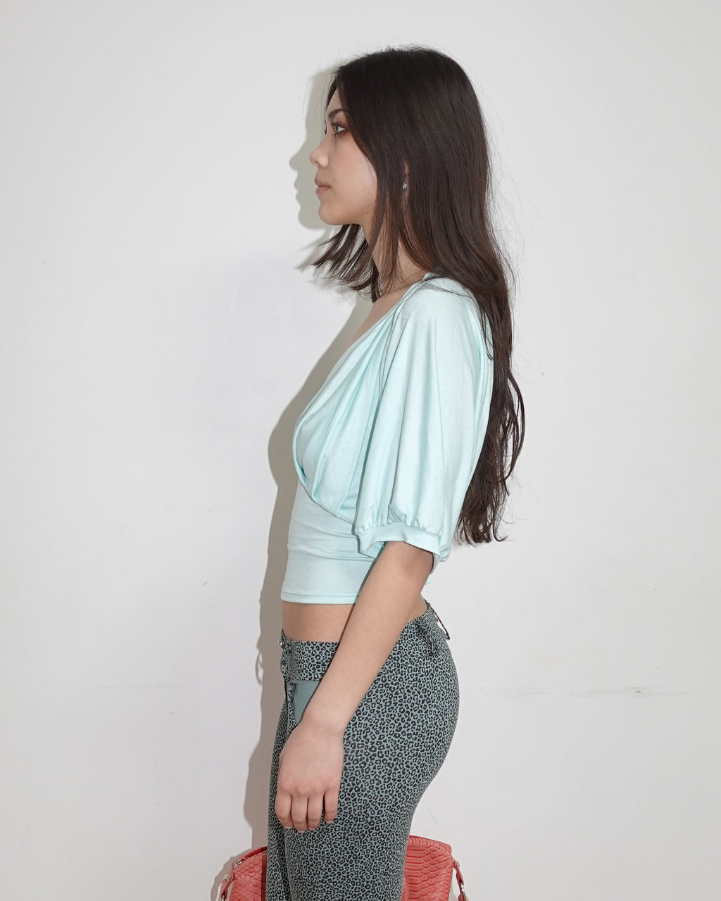 juliette top, aquamarine