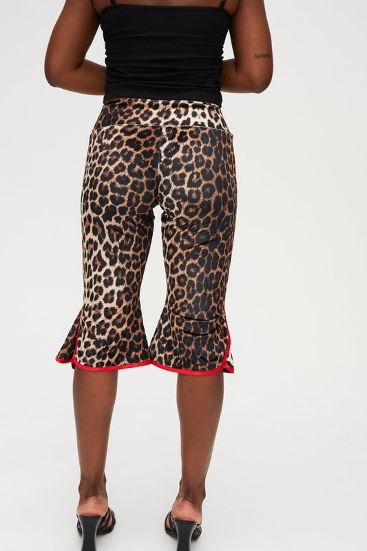 seux daw pedal pushers, leopard - Sourtai - 